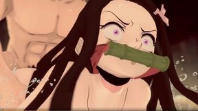 Nezuko Y Inosuke Sexo Anal En Las Aguas Termanles - ( Reacionando A Animacion)