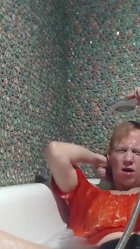 Good Morning Wet Look Relax in the Bathroom