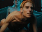 Halloween party helped a make cum with friend