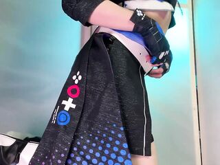 Silver Wolf likes Riding a Sex tool Cosplay Honkai Star Rail