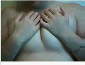 Flashing my big pale skin tits on a webcam is my favorite hobby