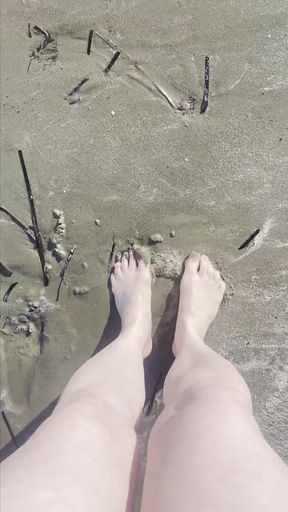 Beach Feet Teasing