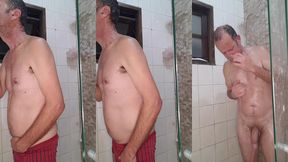 fui tomar banho esperando minha putinha safada daiane belan pra arregaca a buceta dela no chuveiro