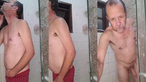 fui tomar banho esperando minha putinha safada daiane belan pra arregaca a buceta dela no chuveiro