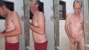 fui tomar banho esperando minha putinha safada daiane belan pra arregaca a buceta dela no chuveiro