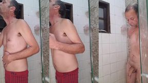 fui tomar banho esperando minha putinha safada daiane belan pra arregaca a buceta dela no chuveiro