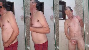 fui tomar banho esperando minha putinha safada daiane belan pra arregaca a buceta dela no chuveiro
