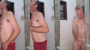 fui tomar banho esperando minha putinha safada daiane belan pra arregaca a buceta dela no chuveiro