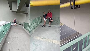 CURIOSO PAGAU PARA VE DOIS MORADORES DE RUA FAZENDO SEXO NA RODOVIA.