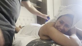 uma massagem deliciosa para relaxar