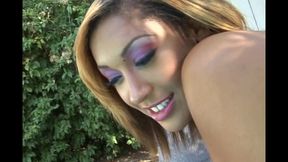 Beautiful Sexy Ebony MILF Fucked and Creampied on Big Ass by a Vintage Black Cock Monster