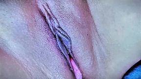 Miss Khalifa Dildoing With Mandingo Cucumber For Her Thirsty White Shaved Big Pussy