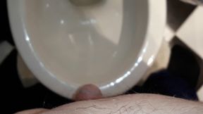 me chubby uncut small dick pee 2