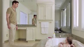 SPYFAM Step Sister Gives Big Dick Step Bro Bath Tub Sex