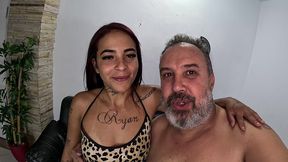 gabriela santos no seu primeiro video com muito anal e gozada dentro