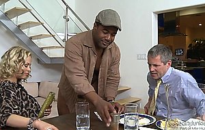 Big racked wife Katie Kox has sex with black stranger