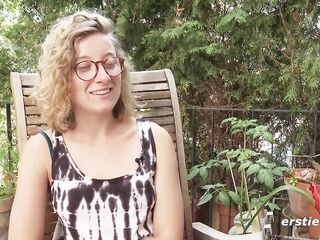 Ersties - French Longing Outdoors - Manu Plays With Her Vulva