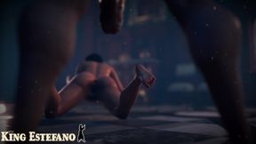 Female Jill meets Futa Dimitrescu