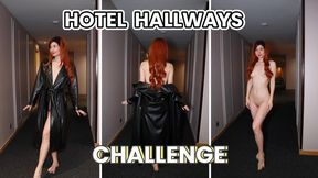 Real hotel hallway fingering challenge