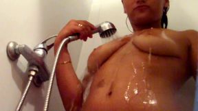 My Stepdad Caught Me in the Shower so I Give Him a Blowjob