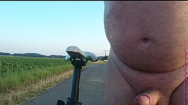Geiles Wichsen auf meiner FKK Radtour 2022