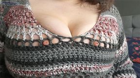 Crochet Cleavage Titty Teasing
