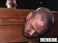 Top Johnny Ford shoves his big, throbbing meat into hungry sub Jayson Parkers ass