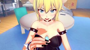 POV Bowsette Gives You A Min To Cum