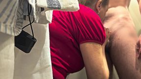 personal shopping with fan & blowjob in changing room