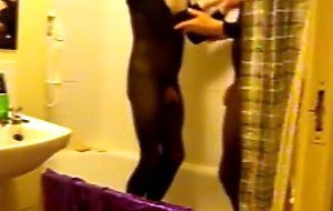 Fucked up TV Shower Sluts