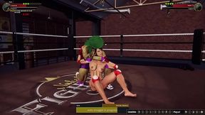 Kyla VS Jennifer Walters (Naked Fighter 3D)