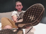 Premium preview - Step Gay Dad Series - The Wrong Door - Hotel footjob fiasco!