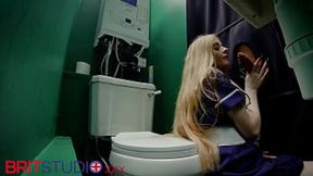 Horny&#x1F975; Nurse Licks Pole At Secret&#x1F92B; Hole