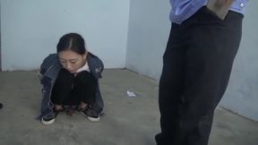 Chinese Girl Arrest And Handcuffed