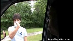 BlacksOnBoys - Nasty sexy boys fuck young white sexy gay guys 17