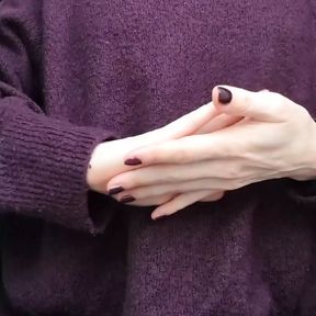 Soothings hand motions ASMR video