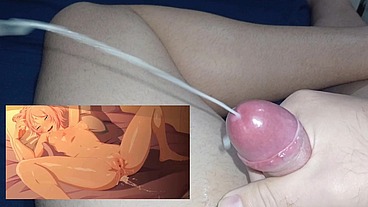 Me masturbando Jogando Jogo de Hentai