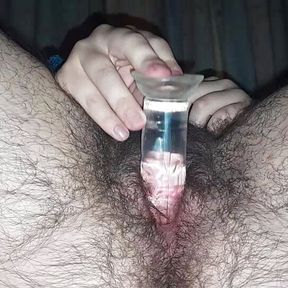 Really horny and have been desperate to cum all day!! Finally cum on my dildo