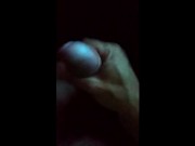 Cumshot with slomo close up big squirt