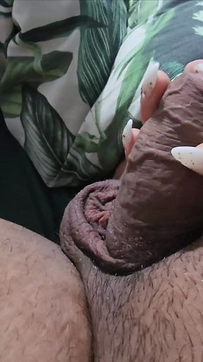Step mom handjob step son dick in bed