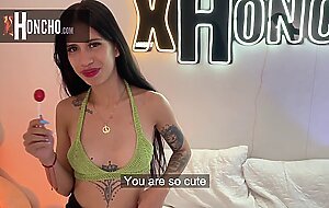 Part 1: 18 year cute girl Skinny Latina Step Sis (Dick On Face Blowjob) - Stephanie Xavier