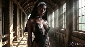 in an abandoned barn, a ragged nun was fucked in all her holes.[ai]