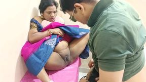 Horny Indian Newly Married Hot Wife Hardcore Sex with Boyfriend Alone at Bed Room