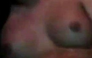 Lonely tranny with huge boobs jerks by webcam