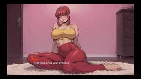 My New Girlfriend Taboo Hentai Game Ep.15 Sexting My GF While Stepsis Twerk on My Hard Cock!