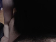 Hot teen Violette Black sloppy blowjob P.O.V