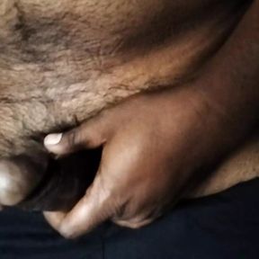 Indian Boy doing masturbation and quick ejaculated semen on his palm