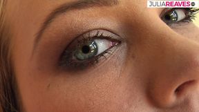 Blonde squirts after fucking her pussy with a long dildo