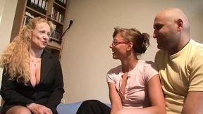 Sweet wife's friend enjoys joining in on intimate moments - 1