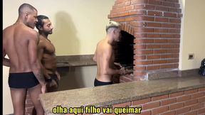 churrasco entre amigos - completo